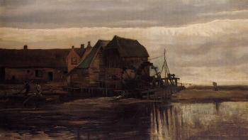 Vincent Van Gogh : Watermill at Gennep